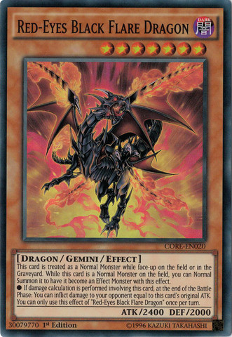 Red-Eyes Black Flare Dragon [CORE-EN020] Super Rare | Tables and Towers