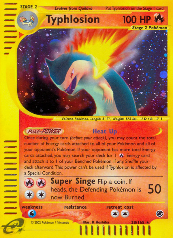 Typhlosion (28/165) [Expedition: Base Set] | Tables and Towers