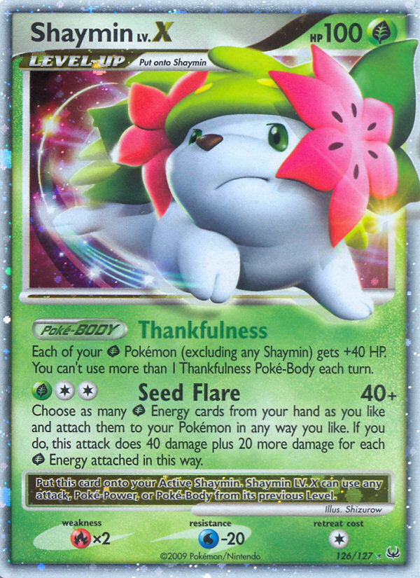 Shaymin LV.X (126/127) [Platinum: Base Set] | Tables and Towers