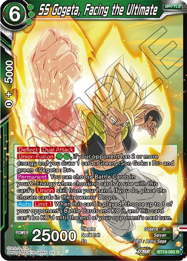 SS Gogeta, Facing the Ultimate (BT19-085) [Fighter's Ambition] | Tables and Towers