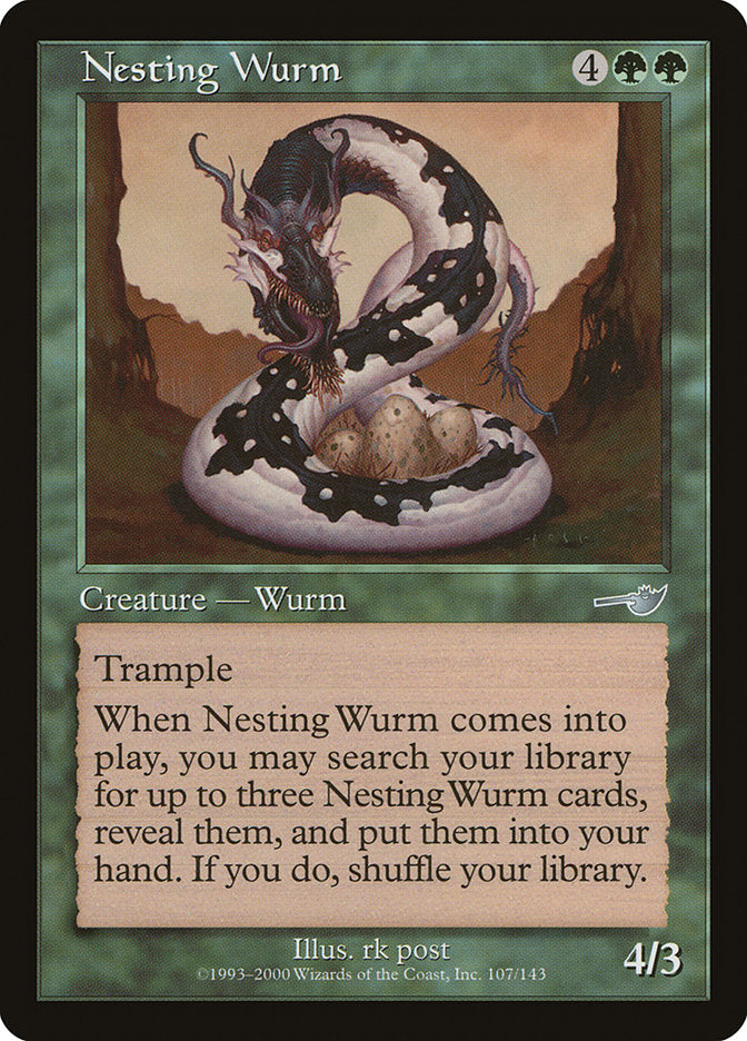 Nesting Wurm [Nemesis] | Tables and Towers