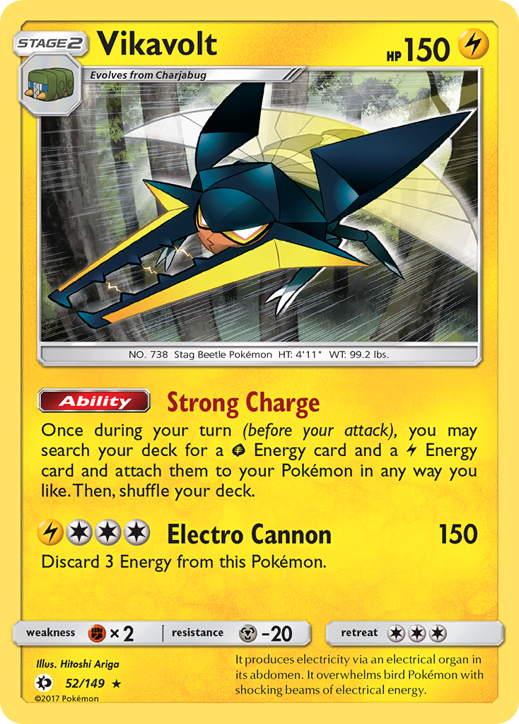 Vikavolt (52/149) [Sun & Moon: Base Set] | Tables and Towers