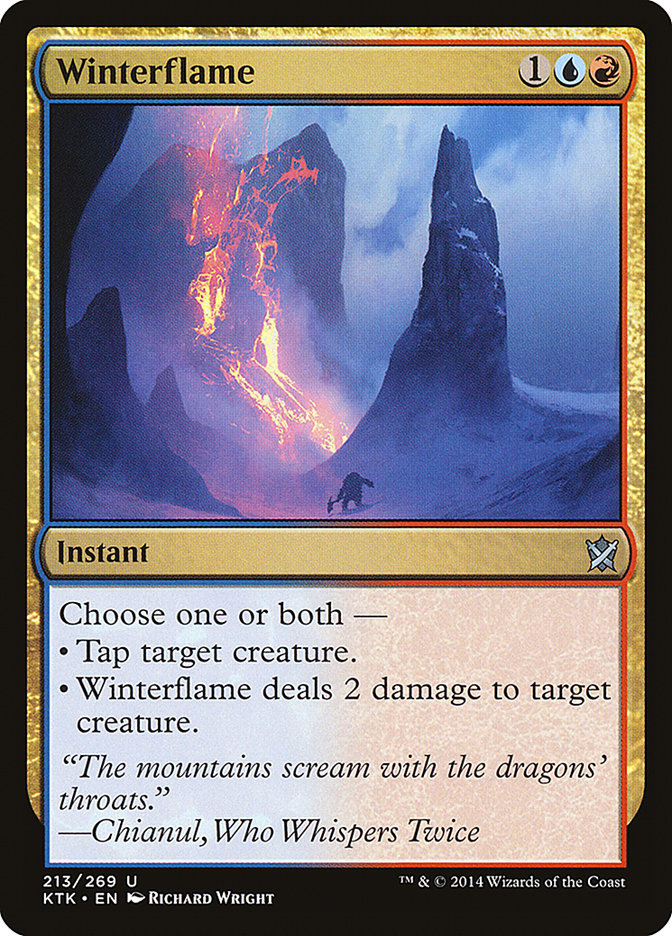 Winterflame [Khans of Tarkir] | Tables and Towers