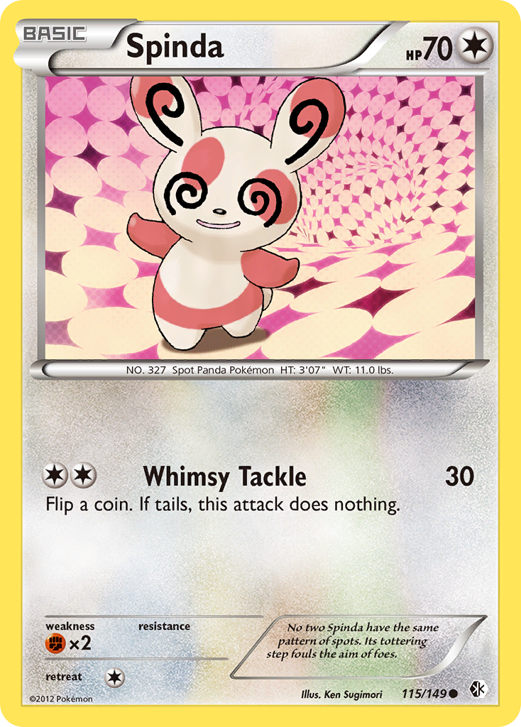 Spinda (115/149) [Black & White: Boundaries Crossed] | Tables and Towers
