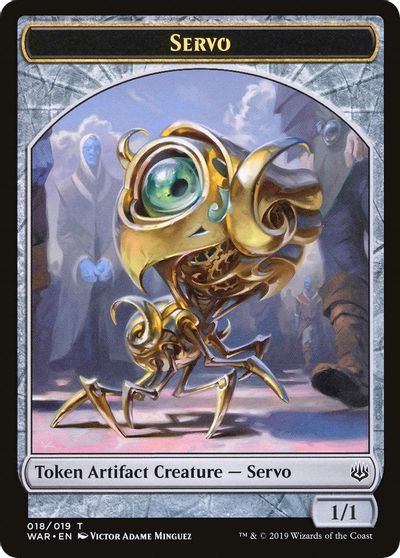 Servo // Dragon Double-Sided Token [Challenger Decks 2020 Tokens] | Tables and Towers