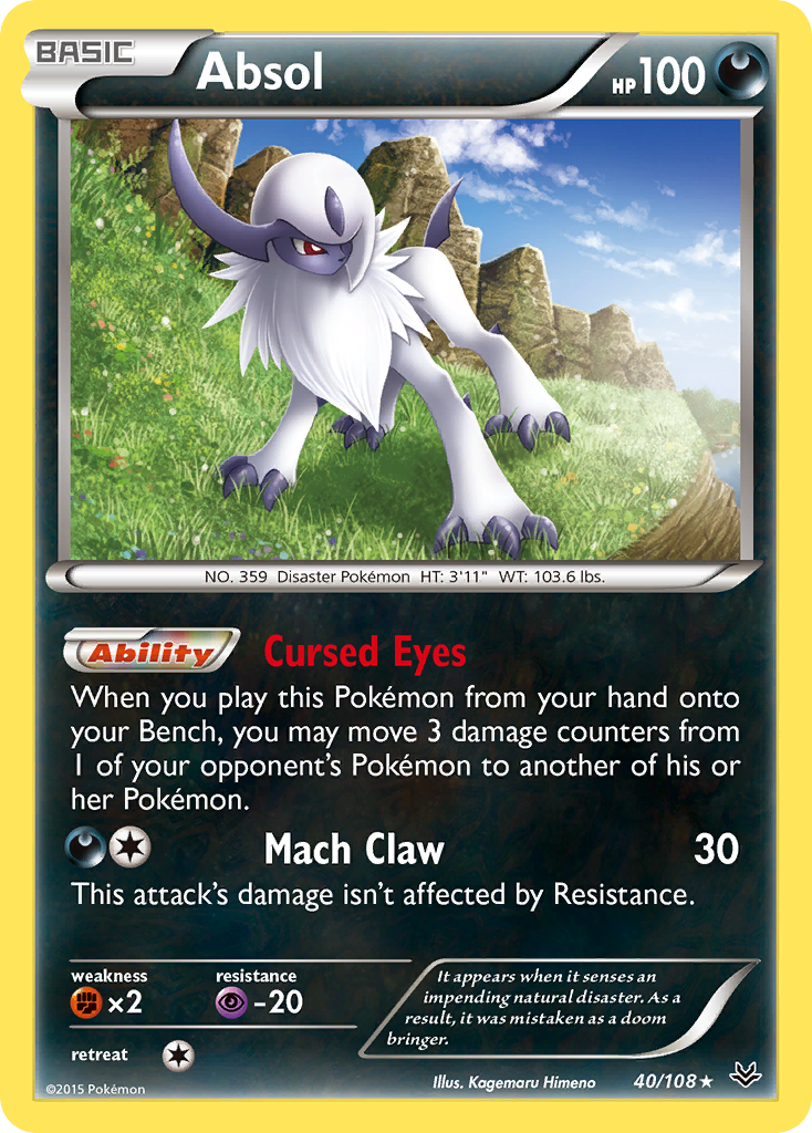 Absol (40/108) [XY: Roaring Skies] | Tables and Towers