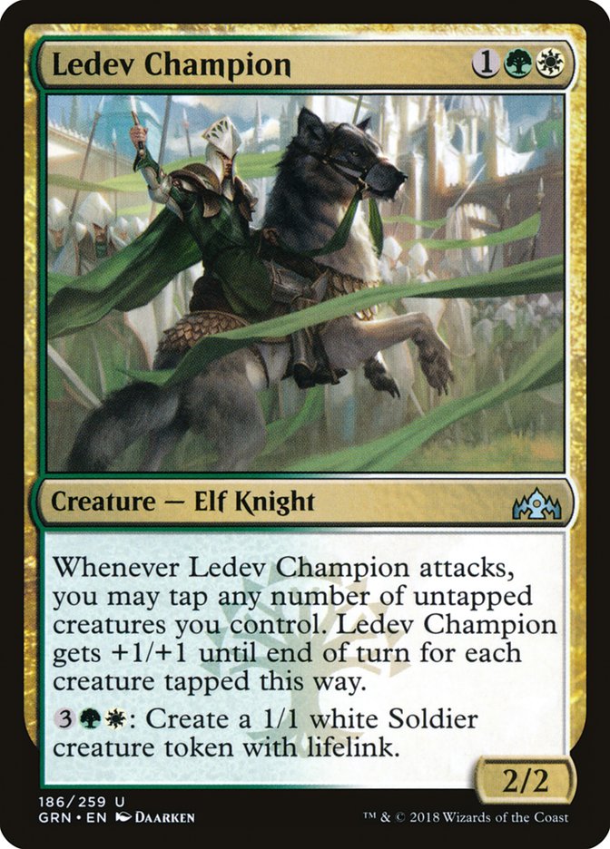 Ledev Champion [Guilds of Ravnica] | Tables and Towers