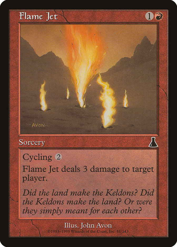 Flame Jet [Urza's Destiny] | Tables and Towers