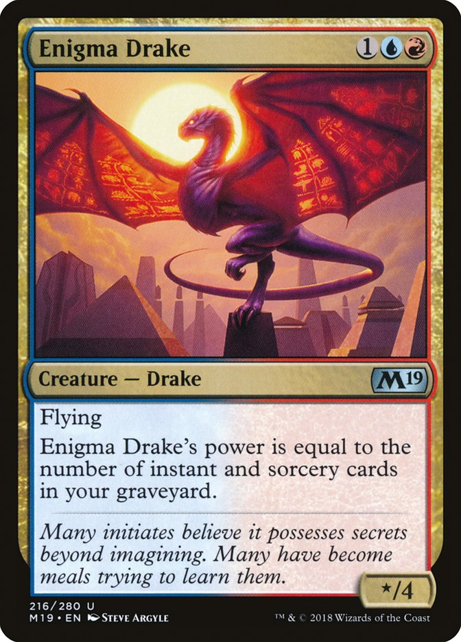 Enigma Drake [Core Set 2019] | Tables and Towers