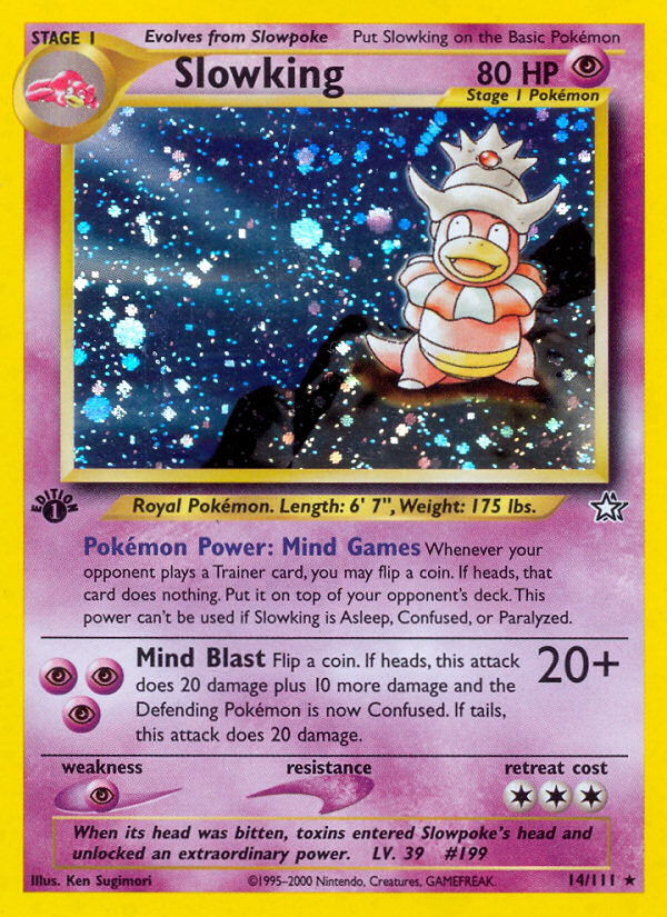 Slowking (14/111) [Neo Genesis 1st Edition] | Tables and Towers