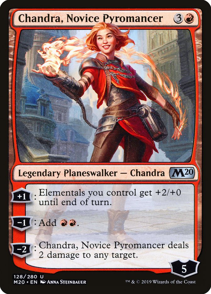 Chandra, Novice Pyromancer [Core Set 2020] | Tables and Towers