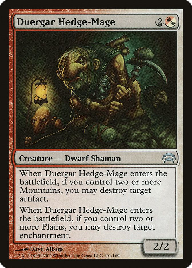 Duergar Hedge-Mage [Planechase] | Tables and Towers