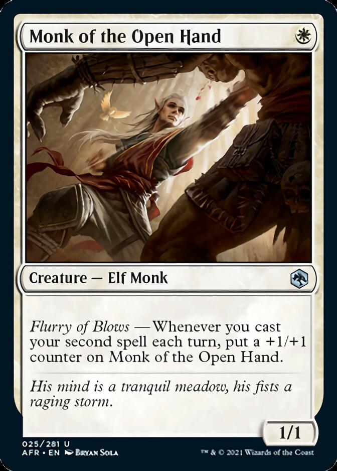 Monk of the Open Hand [Dungeons & Dragons: Adventures in the Forgotten Realms] | Tables and Towers