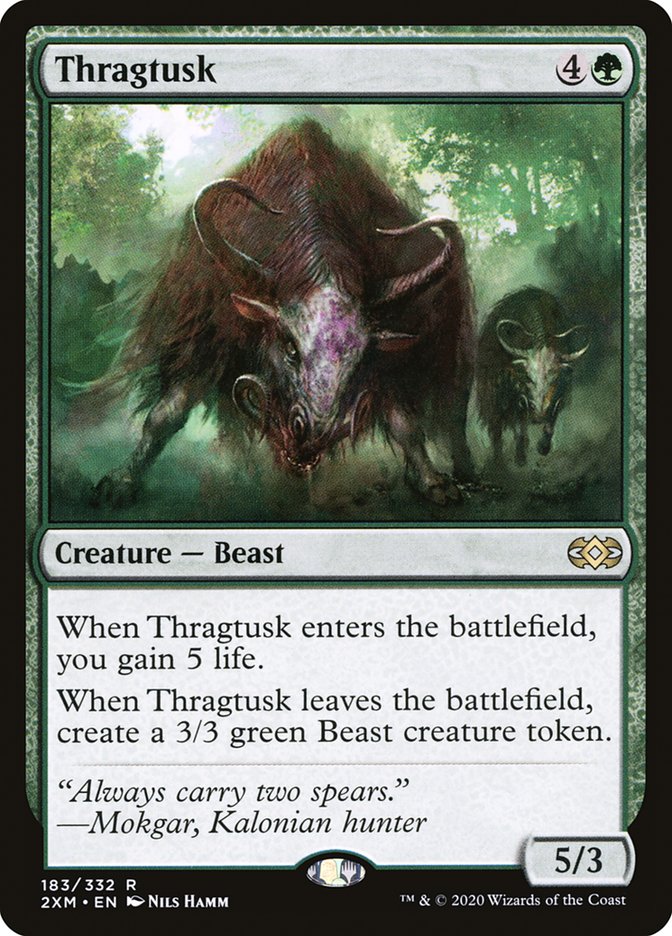 Thragtusk [Double Masters] | Tables and Towers