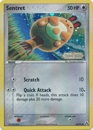 Sentret (62/92) (Stamped) [EX: Legend Maker] | Tables and Towers