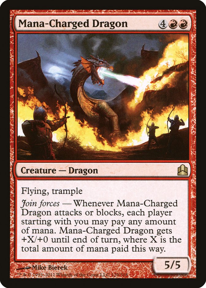 Mana-Charged Dragon [Commander 2011] | Tables and Towers