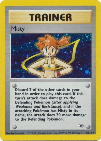 Misty (18/132) [Gym Heroes Unlimited] | Tables and Towers