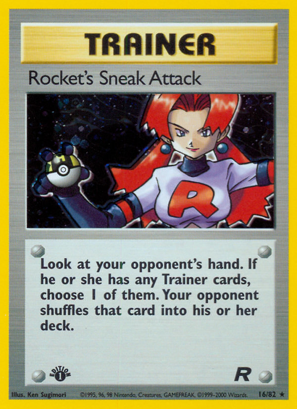 Rocket's Sneak Attack (16/82) [Team Rocket 1st Edition] | Tables and Towers