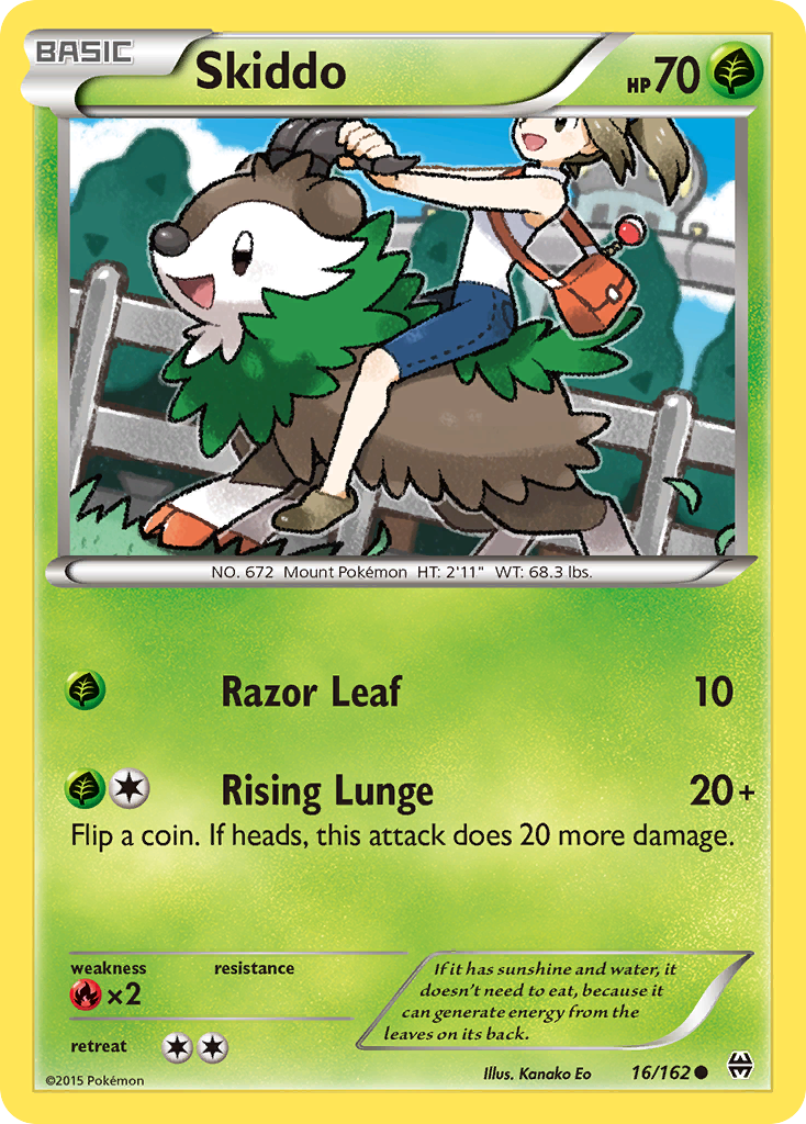 Skiddo (16/162) [XY: BREAKthrough] | Tables and Towers