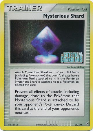 Mysterious Shard (81/100) (Stamped) [EX: Crystal Guardians] | Tables and Towers