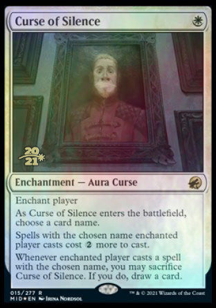 Curse of Silence [Innistrad: Midnight Hunt Prerelease Promos] | Tables and Towers