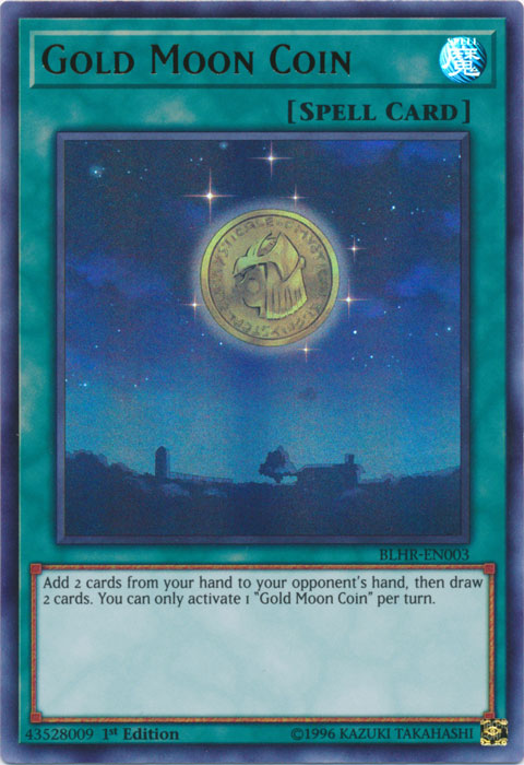 Gold Moon Coin [BLHR-EN003] Ultra Rare | Tables and Towers