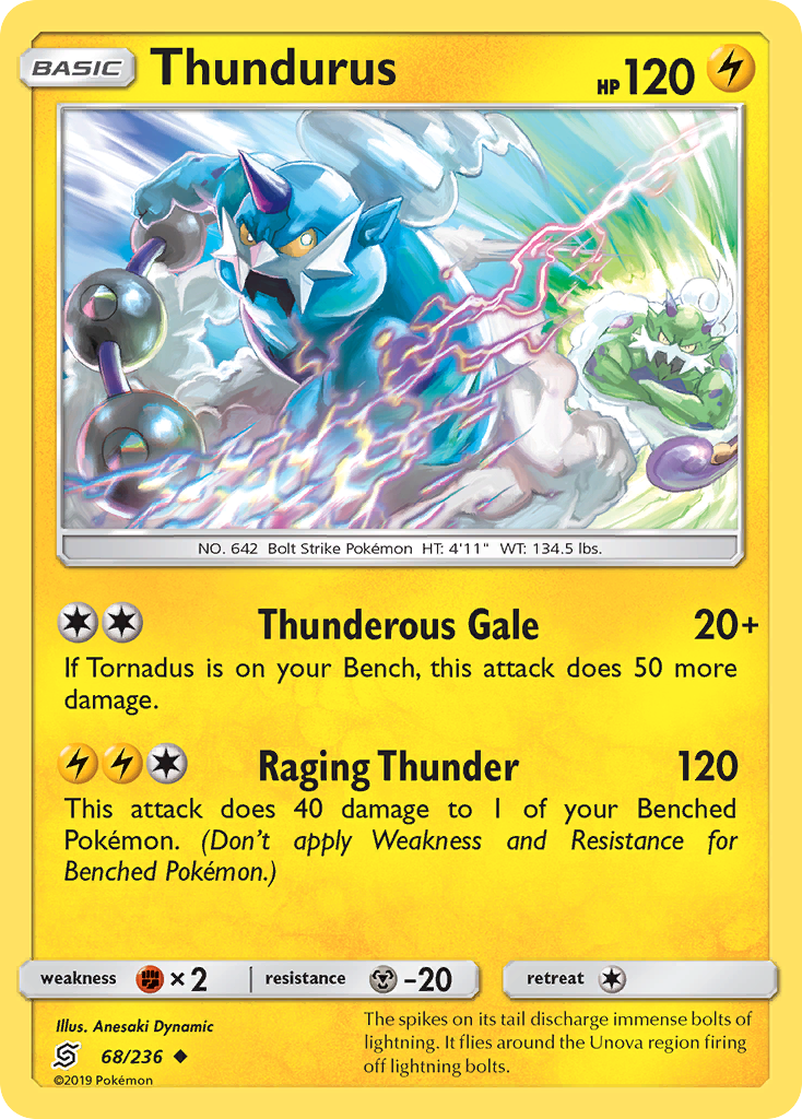 Thundurus (68/236) [Sun & Moon: Unified Minds] | Tables and Towers