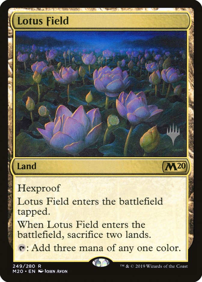 Lotus Field (Promo Pack) [Core Set 2020 Promos] | Tables and Towers