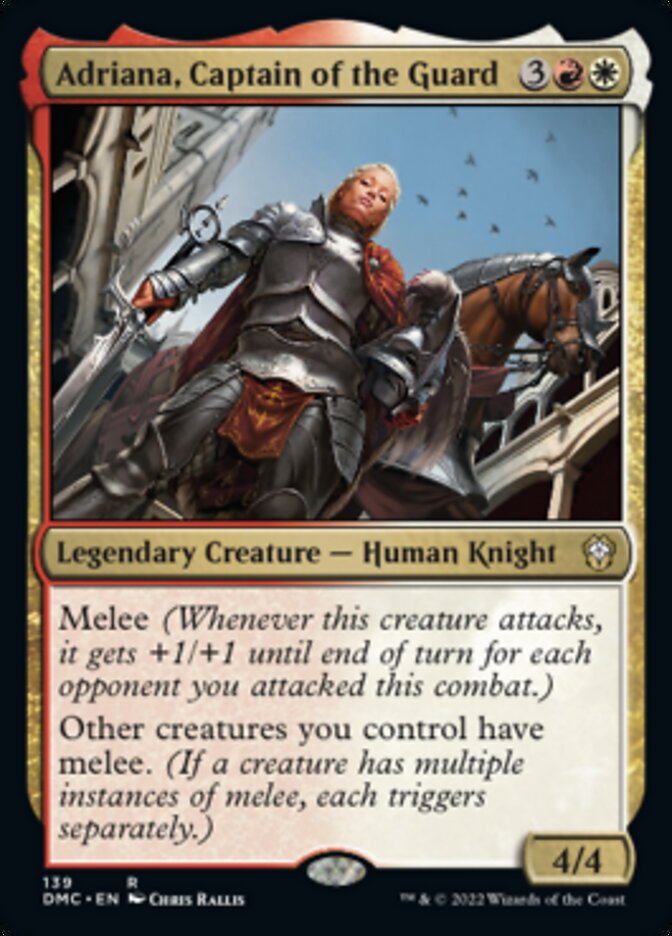 Adriana, Captain of the Guard [Dominaria United Commander] | Tables and Towers