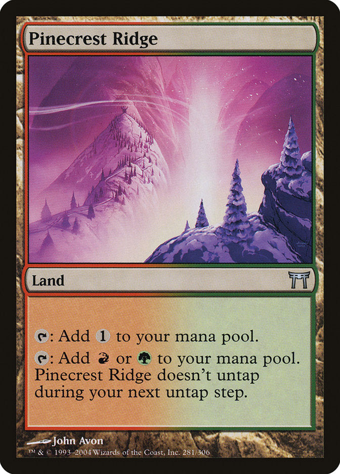 Pinecrest Ridge [Champions of Kamigawa] | Tables and Towers