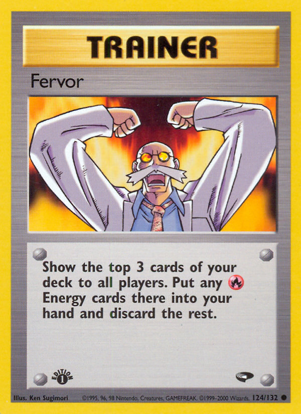 Fervor (124/132) [Gym Challenge 1st Edition] | Tables and Towers