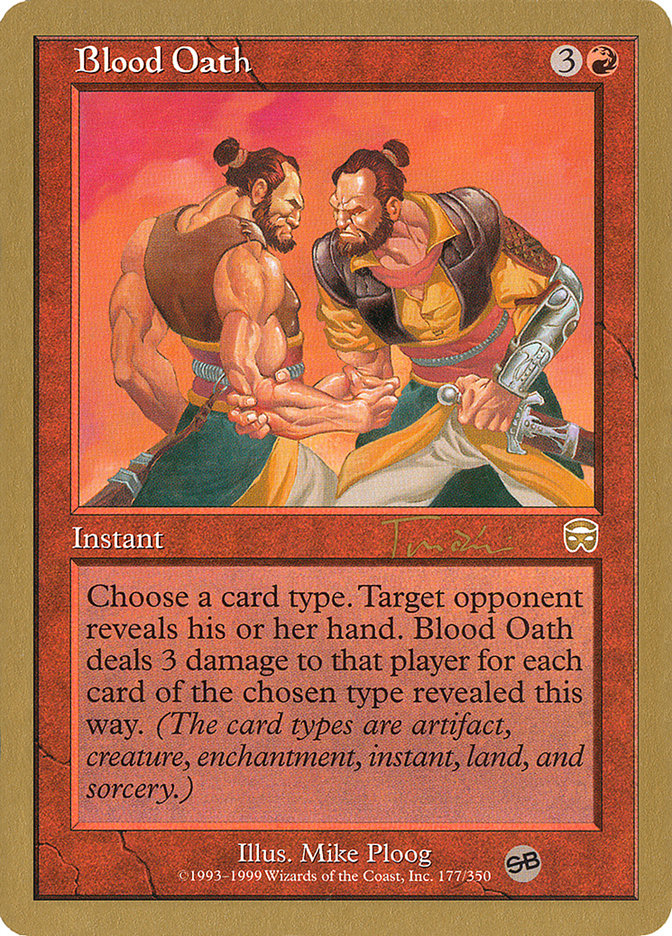 Blood Oath (Jan Tomcani) (SB) [World Championship Decks 2001] | Tables and Towers