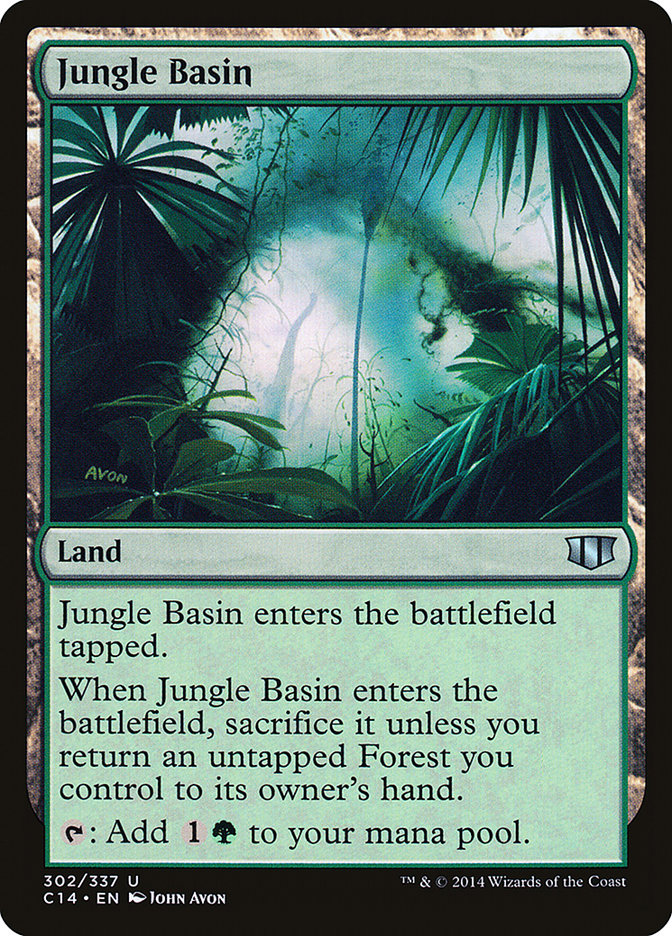 Jungle Basin [Commander 2014] | Tables and Towers