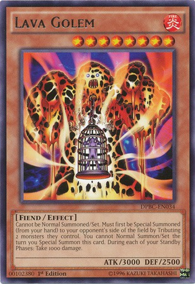 Lava Golem [DPBC-EN034] Rare | Tables and Towers