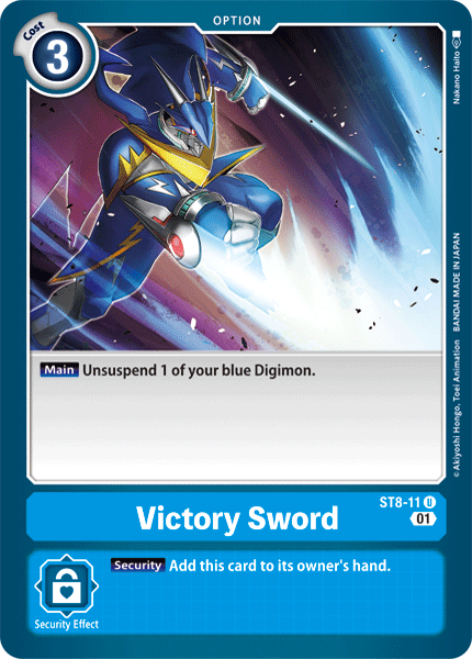 Victory Sword [ST8-11] [Starter Deck: Ulforce Veedramon] | Tables and Towers