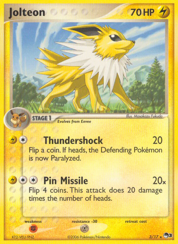 Jolteon (3/17) [POP Series 3] | Tables and Towers