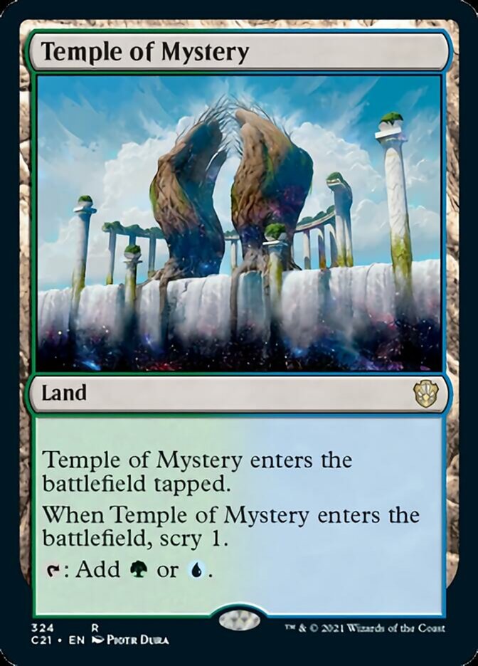 Temple of Mystery [Commander 2021] | Tables and Towers