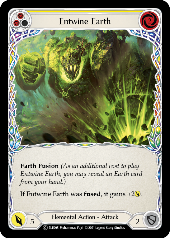 Entwine Earth (Yellow) [U-ELE095] (Tales of Aria Unlimited)  Unlimited Normal | Tables and Towers