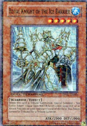 Royal Knight of the Ice Barrier [DT01-EN065] Super Rare | Tables and Towers