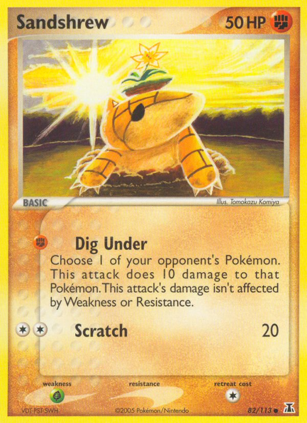 Sandshrew (82/113) [EX: Delta Species] | Tables and Towers