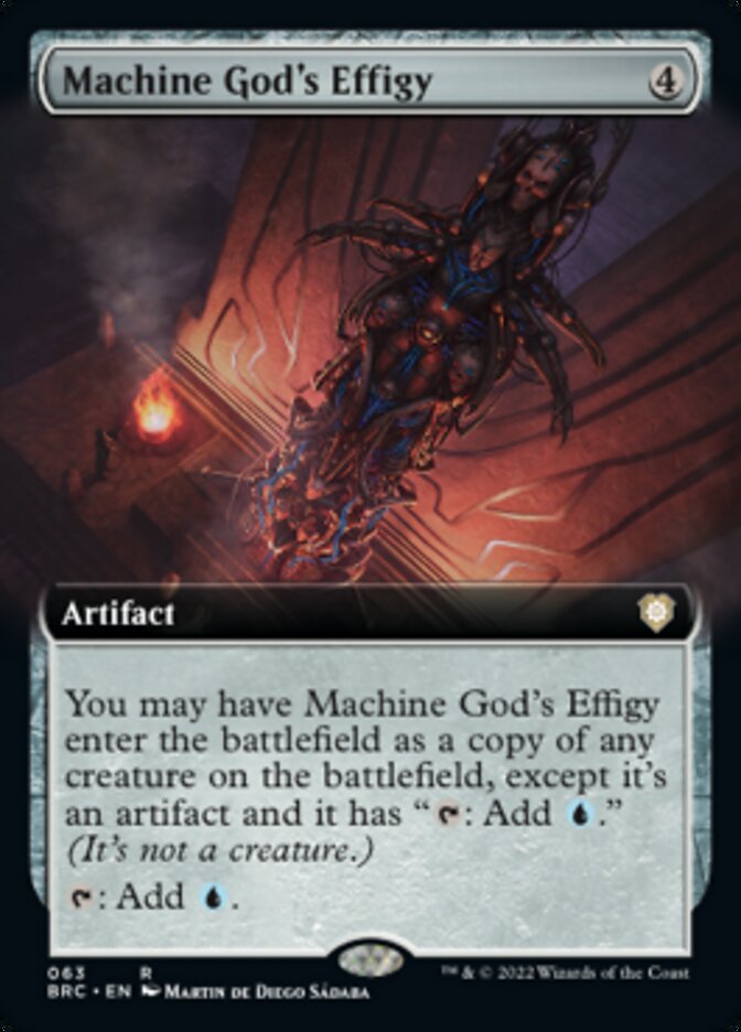 Machine God's Effigy (Extended Art) [The Brothers' War Commander] | Tables and Towers