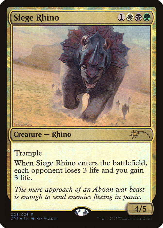 Siege Rhino [Magic Origins Clash Pack] | Tables and Towers