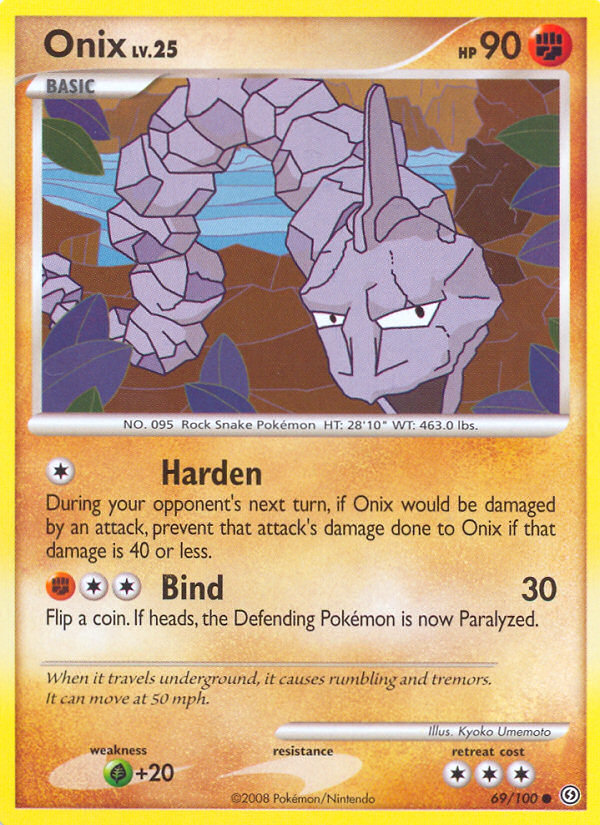 Onix (69/100) [Diamond & Pearl: Stormfront] | Tables and Towers