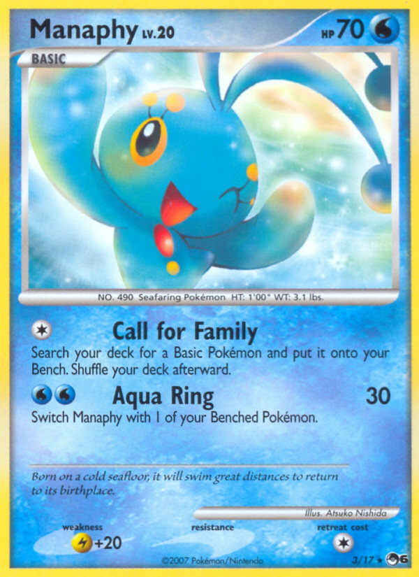 Manaphy (3/17) [POP Series 6] | Tables and Towers