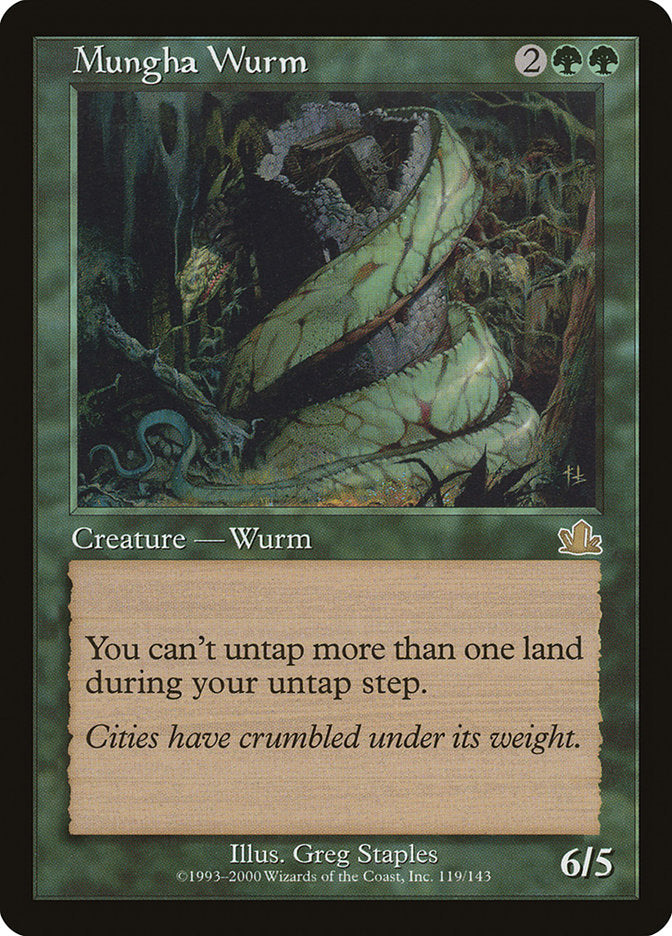 Mungha Wurm [Prophecy] | Tables and Towers