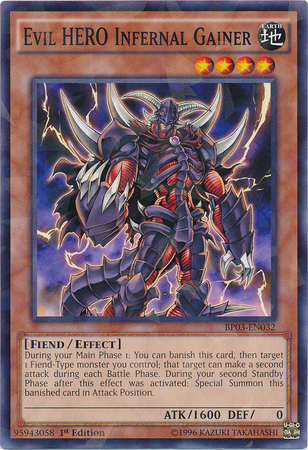 Evil HERO Infernal Gainer [BP03-EN032] Shatterfoil Rare | Tables and Towers