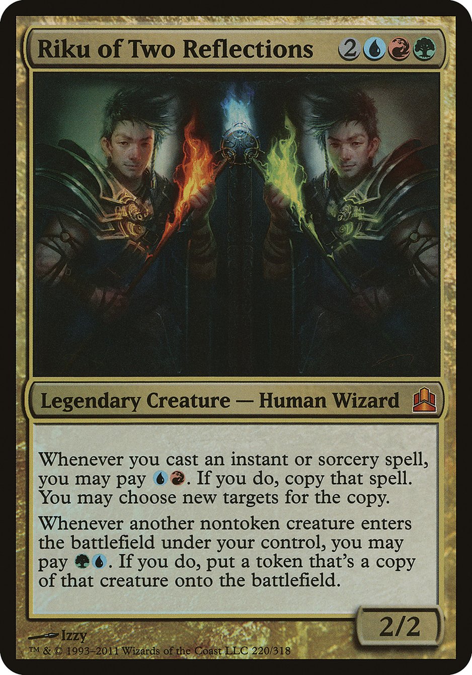 Riku of Two Reflections (Oversized) [Commander 2011 Oversized] | Tables and Towers