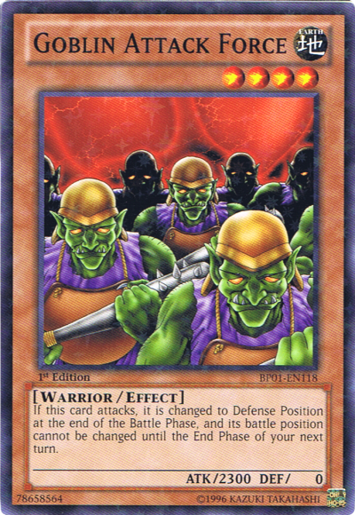 Goblin Attack Force [BP01-EN118] Starfoil Rare | Tables and Towers