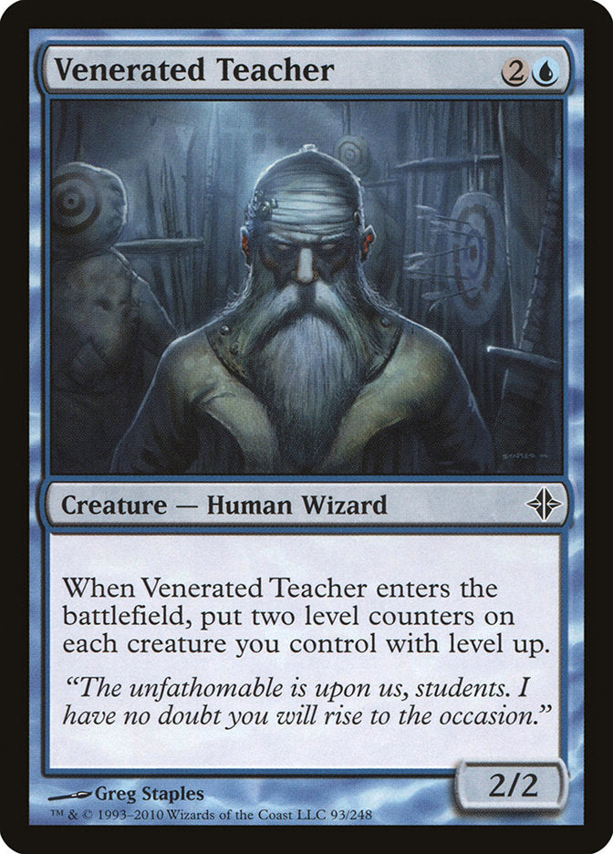 Venerated Teacher [Rise of the Eldrazi] | Tables and Towers