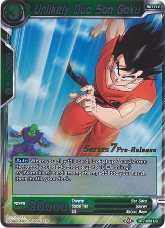 Unlikely Duo Son Goku (BT7-053_PR) [Assault of the Saiyans Prerelease Promos] | Tables and Towers